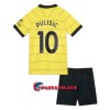 Virallinen Fanipaita + Shortsit Chelsea Christian Pulisic 10 Vieraspelipaita 2021-22 - Lasten